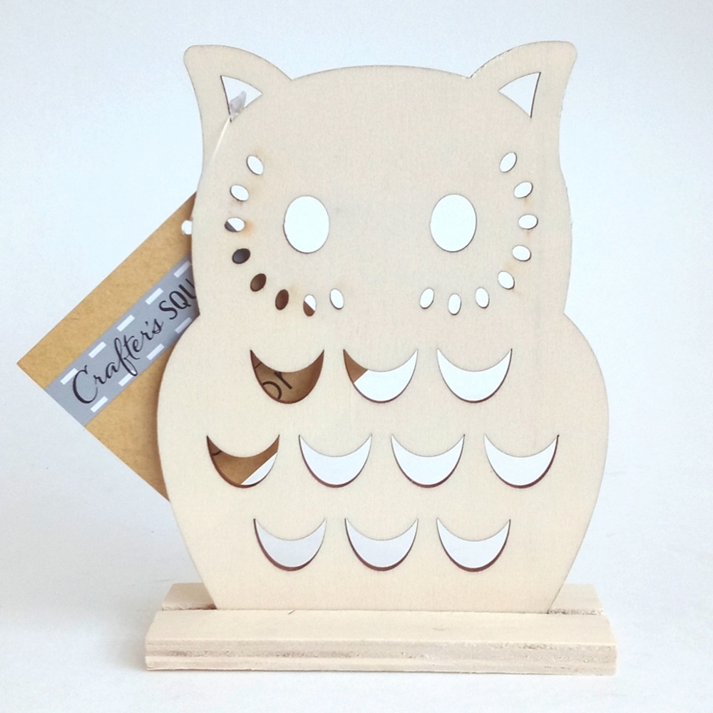 Wooden Owl Decor for Arts and Crafts and Painting! - Picture 5 of 6
